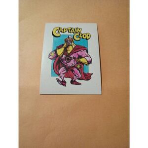 1983 General Mills Zero Hero Trading Card Sticker #35 Captain Clod